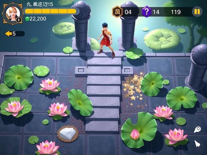 Lotus Labyrinth Quest Gameplay Screenshot